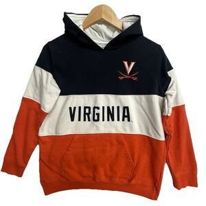 Virginia Cavaliers Hoodie Youth XL Champion Colorblock NCAA Spellout